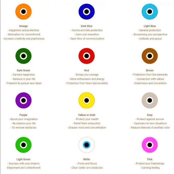 Evil Eye Collection 🧿 Silver Dangles - Picture 2 of 2